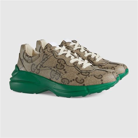 gucci brooklyn gg supreme canvas sneaker|Gucci rhyton sneakers men's.